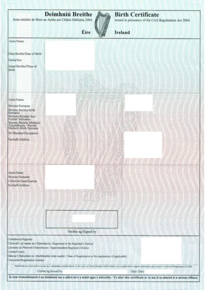 birth-certificate-ireland-hochformat-beglaubigte-bersetzungen