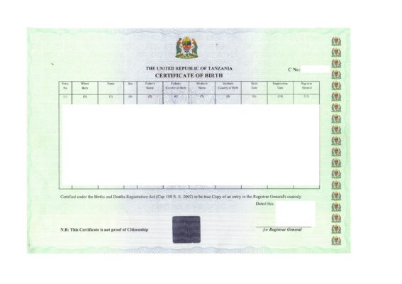 certificate-of-birth-tanzania-beglaubigte-bersetzungen